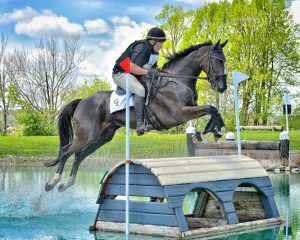 Course designer Jay Hambly is also an Advanced level competitor